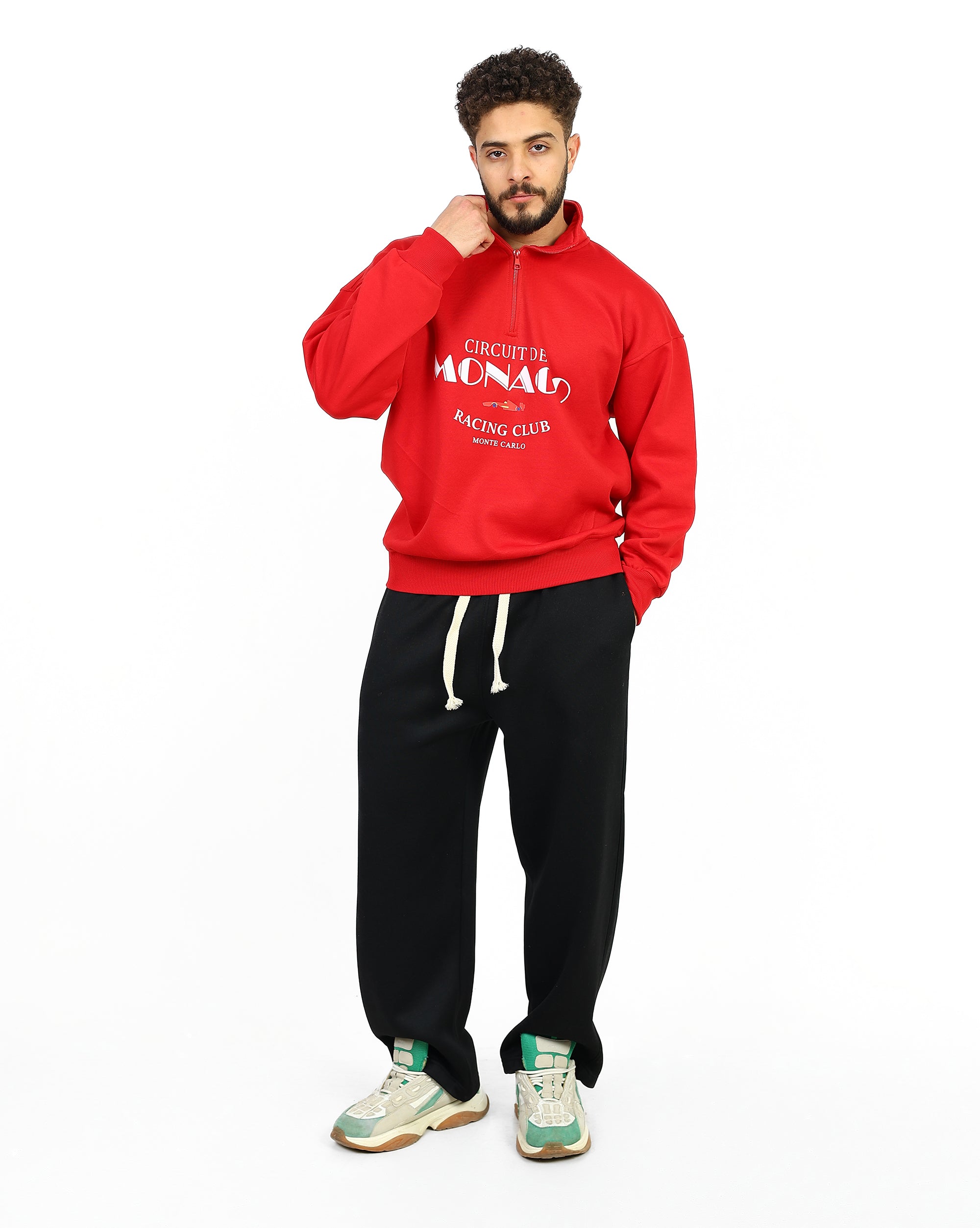 Unisex Monaco quarter zipper