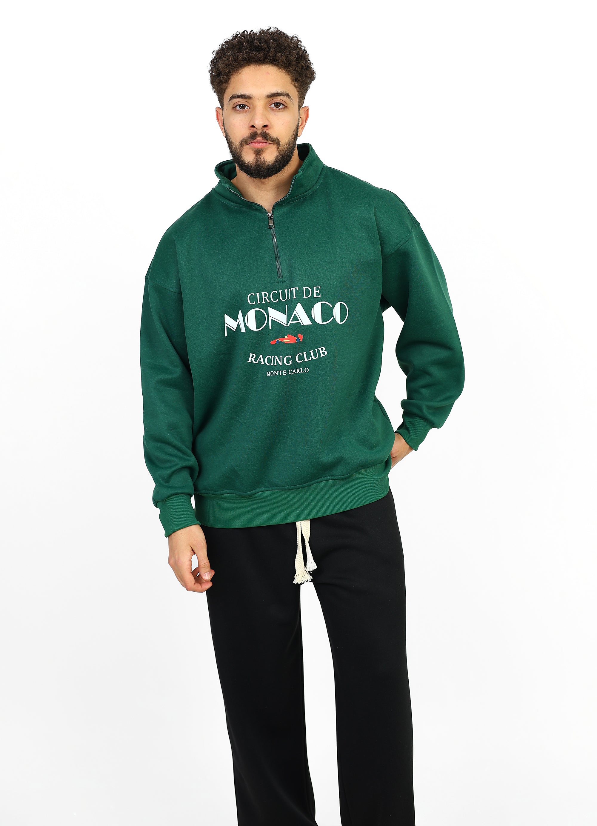 Unisex Monaco quarter zipper