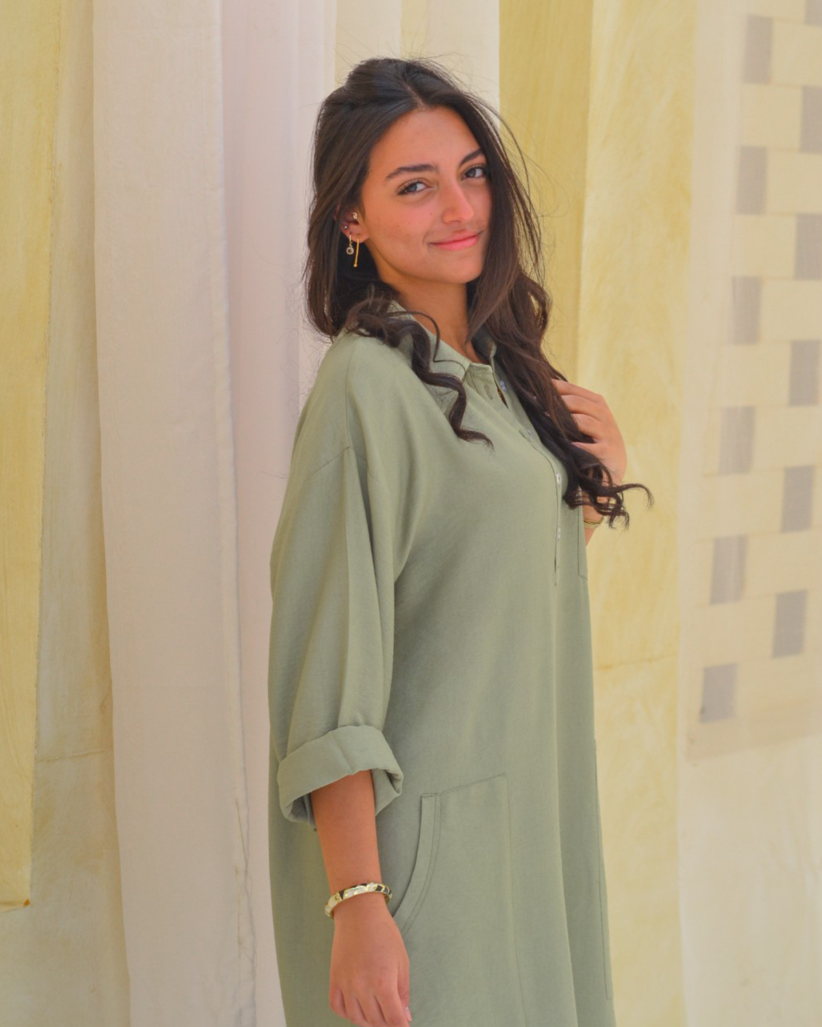 ELEGENT LINEN DRESS