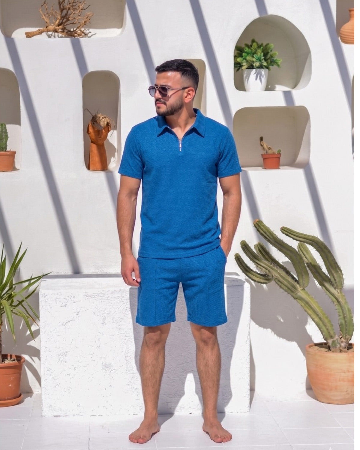 WAFEL POLO SUIT